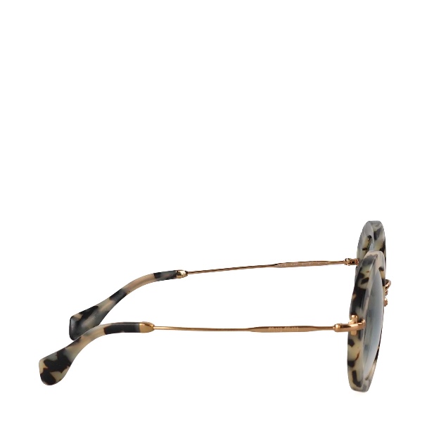 Miu Miu - Tortoiseshell Round Sunglasses 